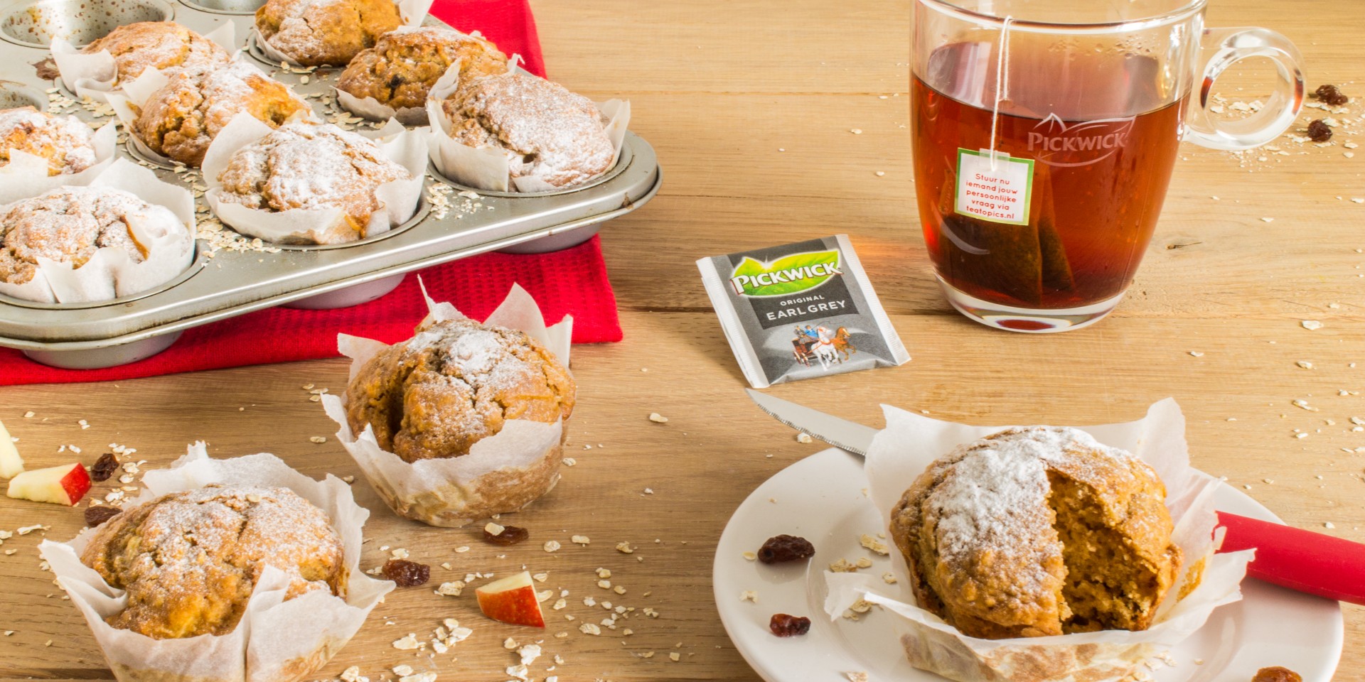 Appel-rozijn-havermoutmuffins