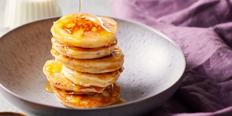 Appel-pancakes met rozemarijn