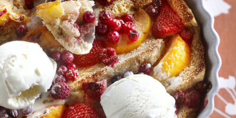 Bread & fruit pudding