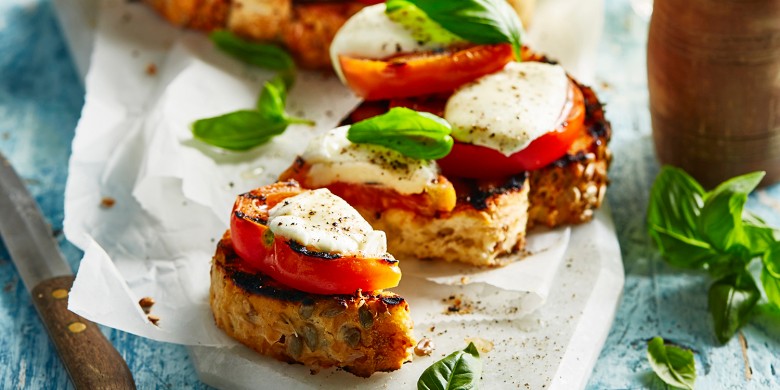 Caprese van de grill