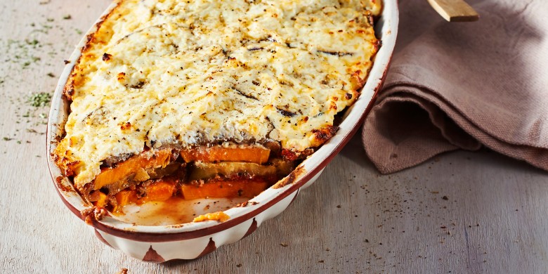 Zoete-aardappel-moussaka