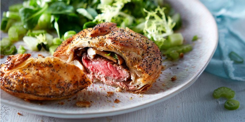 Herfstpastei met biefstuk
