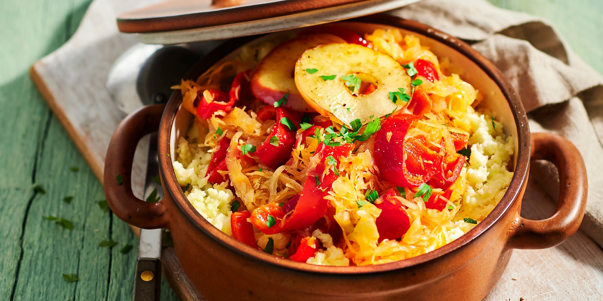 Zuurkool met paprika en appel