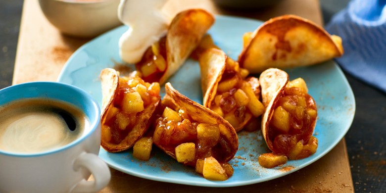 Appeltaart-taco's