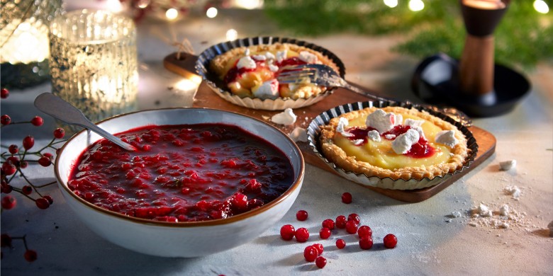 Cranberrysaus met port