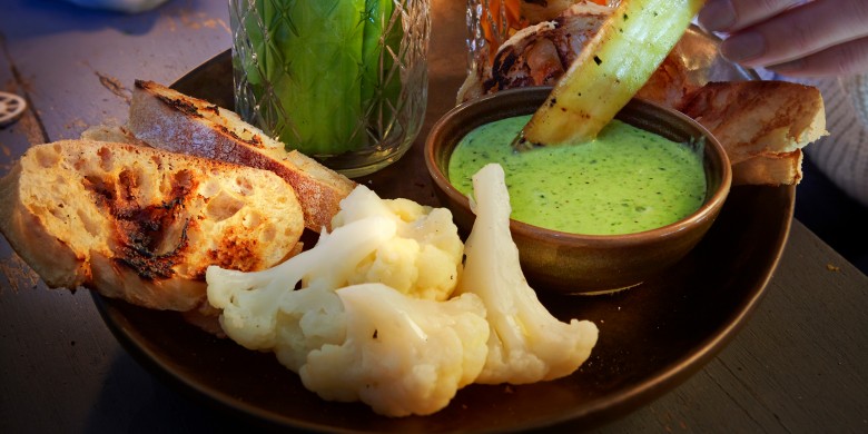 Aioli met munt en waterkers