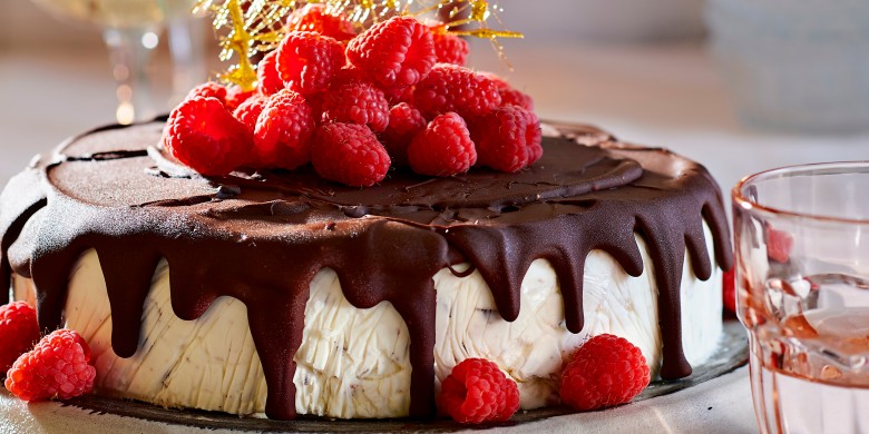 Stracciatella-ijstaart