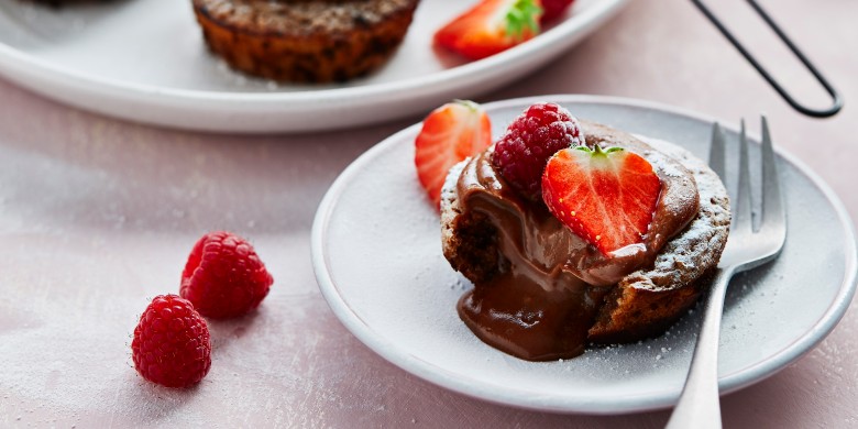 Hazelnoot-lavacakejes