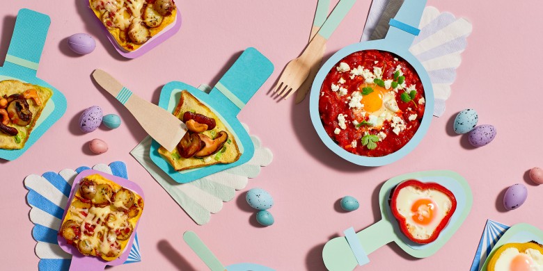 Thais paddenstoelenpannetje met omelet en chilisaus