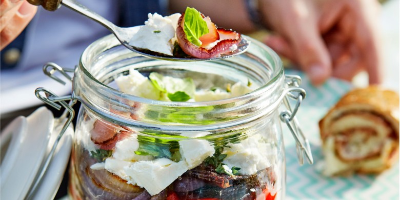 Mediterrane rijstsalade met feta