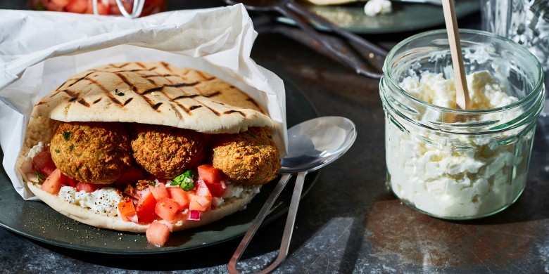 Falafel met tomatensalsa