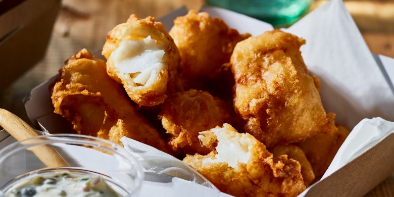 Kibbeling met tartaarsaus