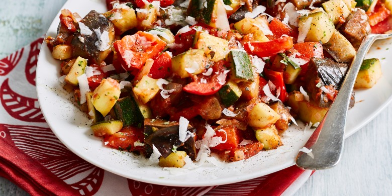 Ratatouille met pesto-gnocchi