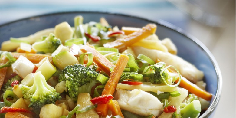 Exotische visschotel