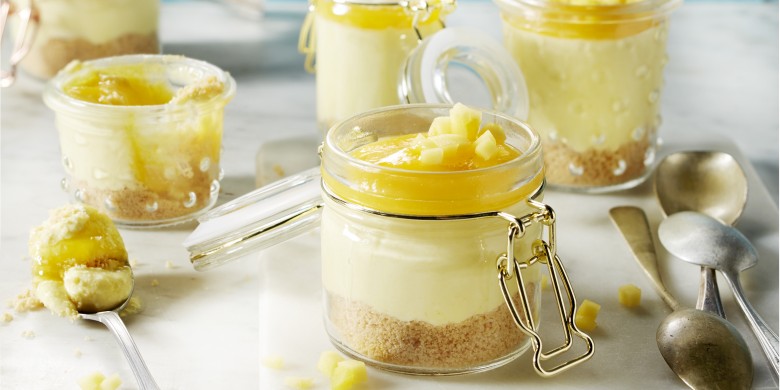 Mango-cheesecake-potjes