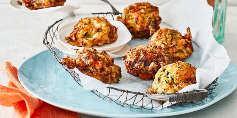 Courgette-garnalenbeignets