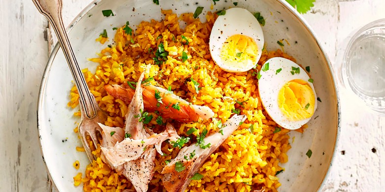 Kedgeree met makreel