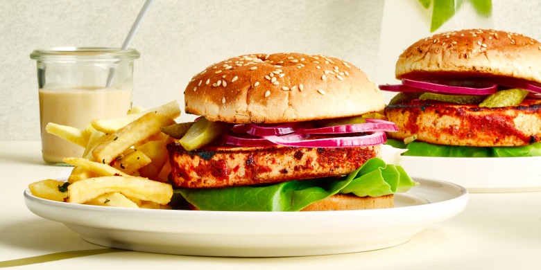 Jerk-tofuburger